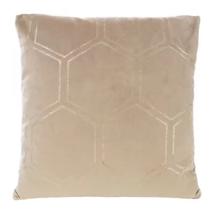 Euro Firany Poszewka Eurofirany Velvet BLINK12 Beż 45x45 1216927 - Poszewki na poduszki - miniaturka - grafika 1