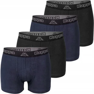 Majtki Bokserki Kappa rozmiar XXL 4 SZTUKI czarne/granat - Majtki męskie - miniaturka - grafika 1