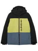Kurtki narciarskie - Quiksilver Kurtka snowboardowa Side Hit EQBTJ03195 Czarny Regular Fit - miniaturka - grafika 1