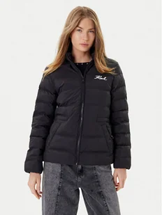 KARL LAGERFELD Kurtka przejściowa A1W15049 Czarny Regular Fit - Kurtki damskie - miniaturka - grafika 1
