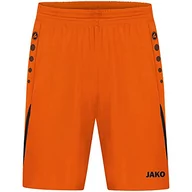 Odzież sportowa dziecięca - JAKO Dziecięce spodnie piłkarskie, uniseks neonowopomarańczowy/czarny. 128 - miniaturka - grafika 1