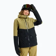 Kurtki i kamizelki sportowe damskie - Kurtka snowboardowa damska ROXY Gore-Tex Stretch Purelines fennel seed - miniaturka - grafika 1