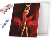 Malowanie po numerach - Obraz do Malowania po numerach Baletnica w Sukni / beliart - miniaturka - grafika 1