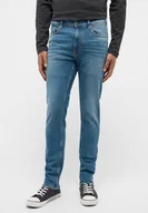 Spodnie męskie - Męskie spodnie jeansowe dopasowane Mustang Frisco skinny W34 L30 - miniaturka - grafika 1