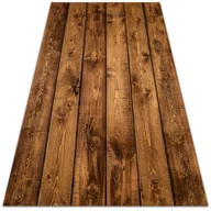 Dywany - Wewnętrzny dywan winylowy Pionowe deski 140x210 cm - miniaturka - grafika 1
