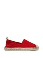 Espadryle damskie - BIG STAR Espadryle w kolorze czerwonym - miniaturka - grafika 1