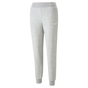 Damskie Spodnie PUMA ESS ELEVATED PANTS 67378904 – Szary - Spodnie damskie - miniaturka - grafika 1