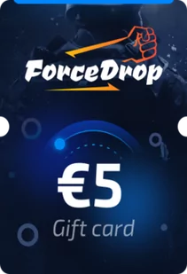 Forcedrop.gg Gift Card 5 EUR - Code GLOBAL - Kody i doładowania cyfrowe - miniaturka - grafika 1