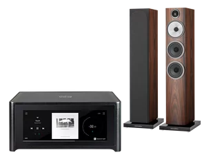 NAD M10 V2  (czarny) + 704 S3 (mokka) - Zestawy stereo - miniaturka - grafika 1