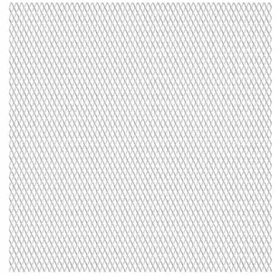 vidaxl Siatka pleciona ze stali nierdzewnej 50x50 cm, 20x10x2 mm - Ogrodzenia - miniaturka - grafika 1