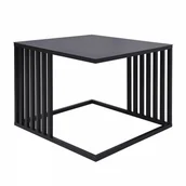 Ławy i stoliki kawowe - Czarny stolik loft industrialny metalowy Kaja Home kod: KS-18 STOLIK - miniaturka - grafika 1
