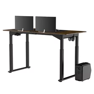 Biurko, elektycznie regulowany, brązowa płyta, 160x75 cm, 74-116 cm, UPLIFT, z podkładką pod mysz XXL, ULTRADESK - Biurka Biurko, elektycznie regulowany, brązowa płyta, 160x75 cm, 74-116 cm, UPLIFT, z podkładką pod mysz XXL, ULTRADESK - Biurka - miniaturka - grafika 4