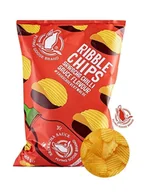 Desery dla dzieci - Chipsy ziemniaczane o smaku sriracha paprykowe chilli wegańskie bezglutenowe 100g - miniaturka - grafika 1