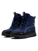 Botki damskie - Puma Botki zimowe "Evolve Boot Puretex" w kolorze granatowo-różowym - miniaturka - grafika 1