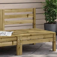 Sofy ogrodowe - vidaXL Ogrodowa sofa bez podłokietników, impregnowana sosna - miniaturka - grafika 1