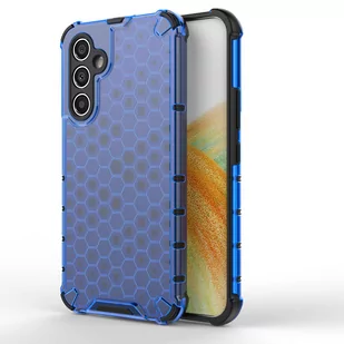 Hurtel Honeycomb etui do Samsung Galaxy A54 5G pancerny hybrydowy pokrowiec niebieskie - Etui i futerały do telefonów - miniaturka - grafika 1