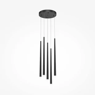 Cascade LED lampa wisząca 5-punktowa czarna MOD132PL-L28BK2 - Lampy sufitowe - miniaturka - grafika 1