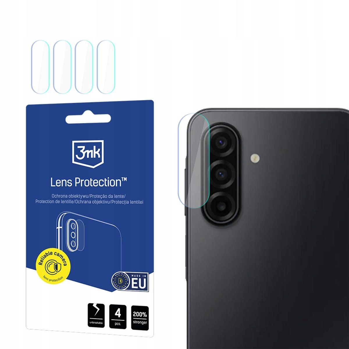 4x Szkło na obiektyw aparatu do Samsung Galaxy A17 5G - 3mk Lens Protection