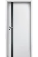 Drzwi wewnętrzne - Pol-Skone Dzwi Wewnętrzne Z Szybą Estato A01 9010 Mat - miniaturka - grafika 1