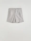 Spodenki męskie - Reserved - Szorty relaxed jogger - szary - miniaturka - grafika 1