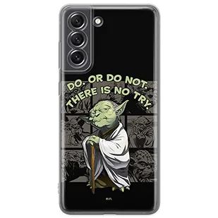 ERT GROUP etui na telefon Samsung S21 FE, case oryginalny i oficjalnie licencjonowany przez Star Wars, wzór Yoda 007, optymalnie dopasowane, plecki z TPU - Etui i futerały do telefonów - miniaturka - grafika 1