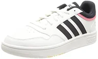 Trampki damskie - adidas Hoops 3.0, Trampki damskie, Ftwr White Legend Ink Rose Tone, 40.5 EU - miniaturka - grafika 1