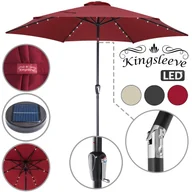 Parasole ogrodowe - Parasol Lampa Solarna LED Miami Aluminium 270 - miniaturka - grafika 1