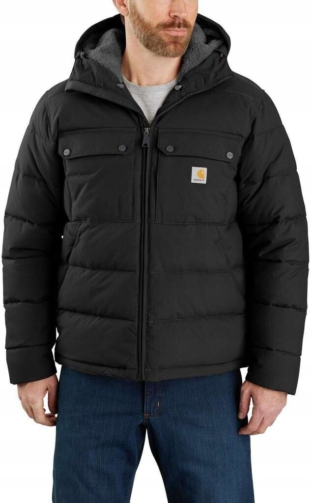 CARHARTT KURTKA MĘSKA CZARNA Z KAPTUREM NA ZAMEK L 16BA