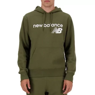 Bluza New Balance MT03910DMO - zielona - Bluzy sportowe męskie - miniaturka - grafika 1