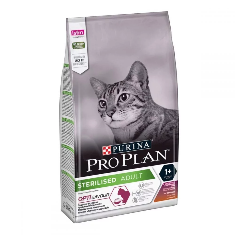 PURINA Pro Plan Cat Sterilised Duck & Liver 10kg