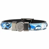 Bransolety męskie - Bransoletka Męska Police PJ25556BLU.03-L Skórzany 21 cm - miniaturka - grafika 1