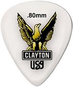 Kostki gitarowe - Clayton Plektrum Acetal Polymer opakowanie 12 sztuk, 0,80 mm orzeł Clayton - miniaturka - grafika 1
