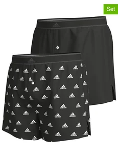 adidas Bokserki (2 pary) w kolorze czarnym - Majtki męskie - miniaturka - grafika 1