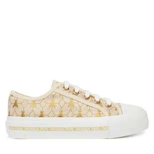 Trampki Patrizia Pepe PPJ311.27 D Beżowy - Trampki damskie - miniaturka - grafika 1