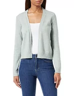 Swetry damskie - Vila Women's VIRIL Short L/S Knit kardigan-NOOS kurtka dzianinowa, Green Milieu/Szczegóły: melanż, XXL, Green Milieu/Szczegóły: melanż, XXL - miniaturka - grafika 1