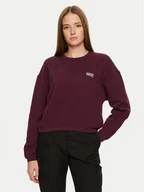 Bluzy damskie - American Vintage Bluza Izubird IZU03AH24 Bordowy Regular Fit - miniaturka - grafika 1