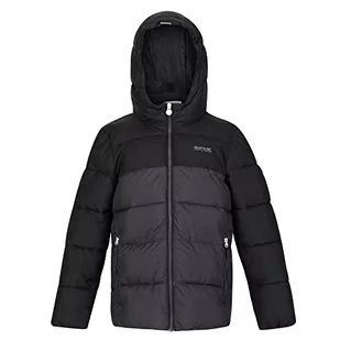 Regatta Unisex dziecięca kurtka typu Lofthouse V, Czarny/popiół, 5 Lata - Kurtki i płaszcze dla chłopców - miniaturka - grafika 1