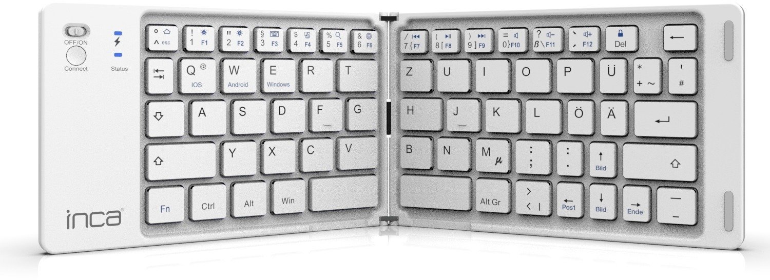 Inca Klawiatura IBK-580BT BT5.0 Składana smukła USB-C