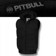 Kamizelki męskie - Męski Bezrękawnik z kapturem Pitbull Kamizelka Rip-Stop Odpinany kaptur - miniaturka - grafika 1
