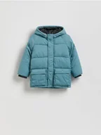 Kombinezony dla dzieci - Reserved - Kurtka z kapturem - granatowy - miniaturka - grafika 1