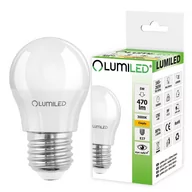 Żarówki LED - Lumiled Żarówka LED E27 5W 470LM kulka biała ciepła LUMILED - miniaturka - grafika 1