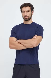 Reebok t-shirt treningowy ActivChill kolor granatowy gładki - Koszulki męskie - miniaturka - grafika 1