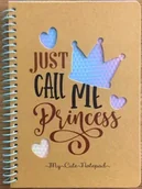 Zeszyty szkolne - Kołonotatnik B6/80K kratka kraft Księżniczka - Fresh - miniaturka - grafika 1