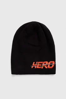 Czapki męskie - Rossignol czapka HERO kolor czarny z cienkiej dzianiny - grafika 1