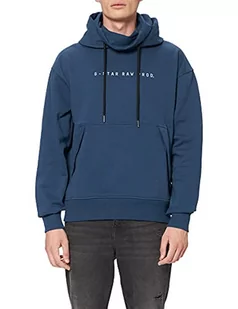 G-STAR RAW Męska bluza z kapturem, Niebieski (Luna Blue D20408-a612-c630), XS - Bluzy męskie - miniaturka - grafika 1