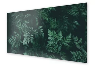 Panel kuchenny HOMEPRINT Wzór tła, zielone liście 100x50 cm - Dekoracje domu - miniaturka - grafika 1