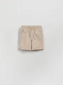 Spodenki dla niemowląt - Reserved - Bawełniane szorty - beżowy - miniaturka - grafika 1