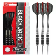 Dart - Harrows rzutki Steeltip Black Jack 22g - miniaturka - grafika 1