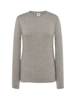 Koszulki i topy damskie - T-shirt damski medyczny szara długi rękaw roz.M - miniaturka - grafika 1