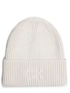 Czapki damskie - Calvin Klein - Czapka damska, beżowy - miniaturka - grafika 1